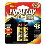 Pila Bateria Eveready Gold Alcalina Aa2 X 2 Unidades