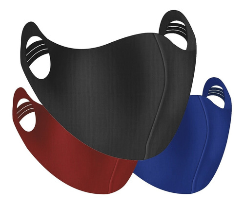 Máscara Reutilizável Lavável Tecido Máscara Esportiva Ninja