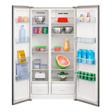 Refrigerador Side By Side Philco 486l Inox Eco Prf504id 220v Cor Aço