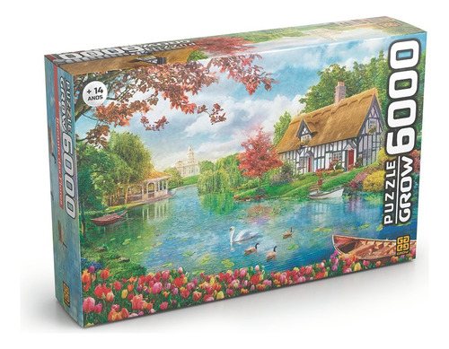 Puzzle 6000 Peças Recanto Das Flores Grow