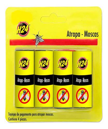 Atrapa-moscas H-24 Pack 4 Rollos