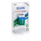 Bateria 9v Alcalina Elgin 6lr61 Energy Em Blister