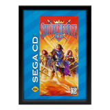 Quadro Capa Shining Force Sega Cd Genesis Mega Drive 33x45cm