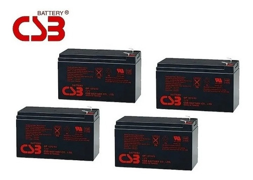 Bateria Csb Alarme Nobreaks Cerca Eletrica 12v 7ah Gp1272 F2