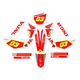 Kit Adesivos Gráficos Tornado Xr250 Biker Ride Original Red