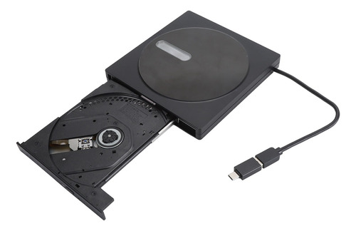 Unidad De Dvd Externa Usb 3.0 Tipo C Cd Para Puertos Portáti