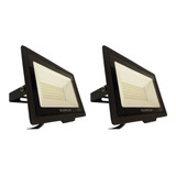 Pack X2 Proyector Reflector Eco Led 50w  Fría  Glowlux E A