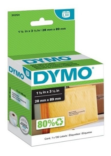 Etiquetas Dymo Labelwriter Direcciones Postales Ref. 30254