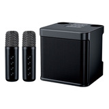 Altavoces Bluetooth Portátiles Con 2 Micrófonos De Karaoke