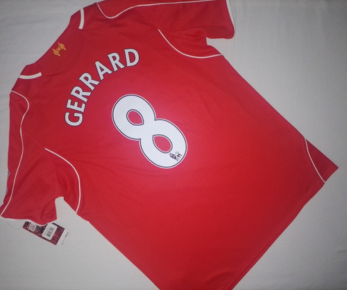 Jersey Warrior Liverpool 14-15 #8 Gerrard Premier League