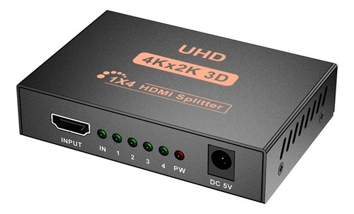 Divisor Hdmi 4k 1x4 De 1 Puerto For 4 Pantallas Hdmi Duplic