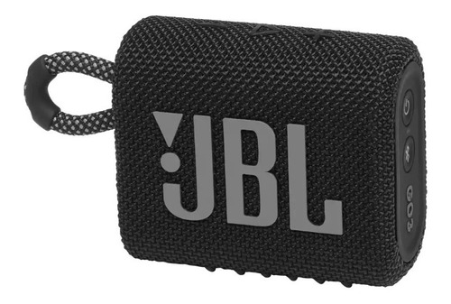 Caixa De Som Jbl Go 3 Portátil Com Bluetooth  Preta