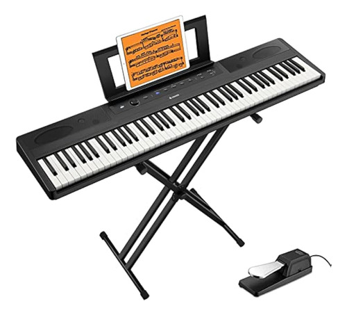 Donner Dep-45 Piano Digital Ultrafino, Teclado De