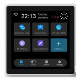Painel Controle Casa Smart Interruptor Zigbee Tuya Touch 4 