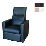 Sillon Reclinable Relax Recta Eco Cuero