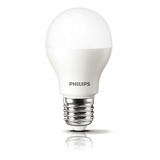 Lámpara Led Eco Philips 12w=80w Luz Cálida **pack X6 Unid.**
