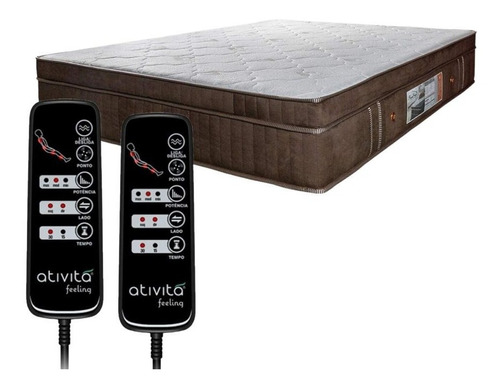 Colchão Magnético D45 King 1,93x2,03 2 Controles Massagem