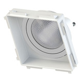 Embutido No Frame Par20 Quadrado Recuado Save Energy + Led Cor Branco Luz Branco Frio