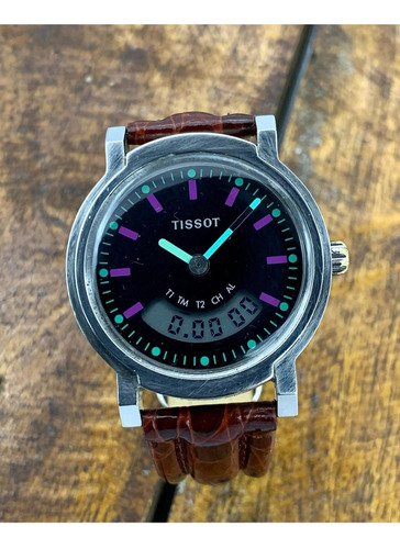 Reloj Tissot Dual Time Análogo Digital 80´s Impecable
