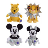 Peluches Disney 100 Años. Set 4 Pzas ( M & M + Pooh Y Simba)