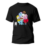 Playera Negra Bts,  Bt21 Mod#2