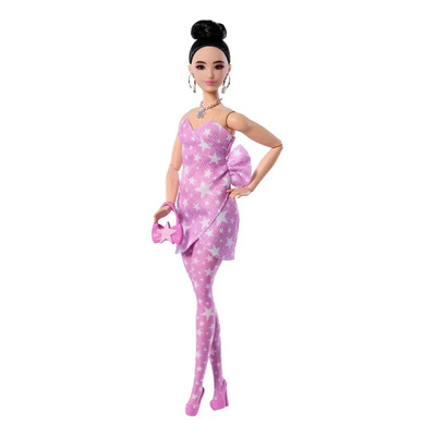 Barbie Fashionista Deluxe Style Muñeca Con Vestido Rosa | Meses sin interés