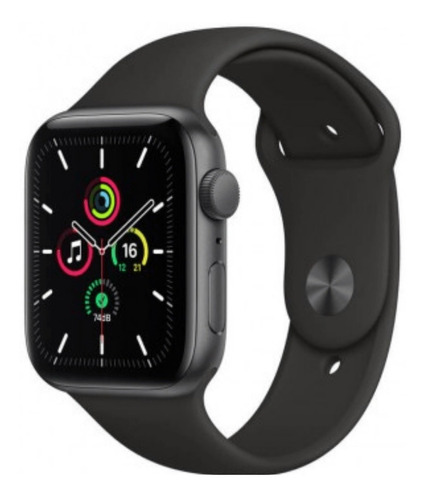 Apple Watch Se (gps, 44mm) Color Gris Espacial Banda Negra