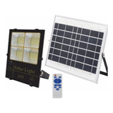 Reflector Solar Led  Calida O Fria  30w Panel 10w C. Remoto