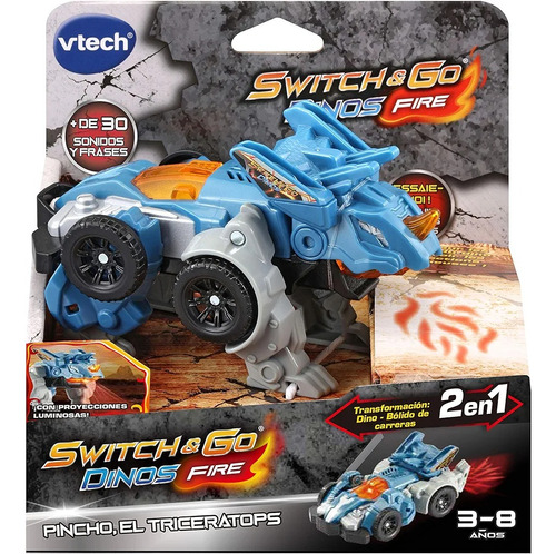 Vtech Switch Triceratops Transformer 2 En 1  Español