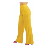 Pantalón Formal Dama Elástico Tiro Alto Corte Recto 942-63