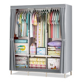 Closet Ropero Plegable Portatil Grande Cortina Hasta 50 Kg