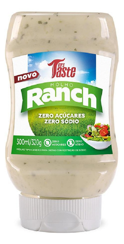 Molho Ranch (zero Sódio) - Mrs Taste 300ml