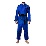 Judo Mediano Shiai Azul Judogi 4 A 8 Uniforme Traje Tramado