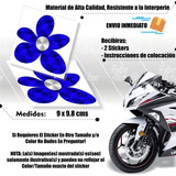 Par Calcomania Sticker Flor Rosa Efx Efx Moto Ss