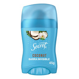 Barra Invisible Antitranspirante Secret Coco  45 G