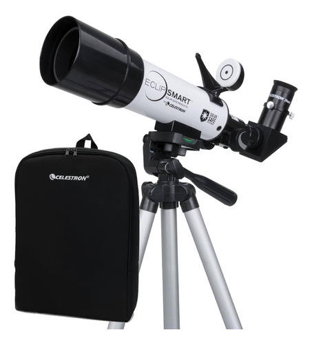 Celestron Ecplipsmart Safe - Telescopio Refractor Solar