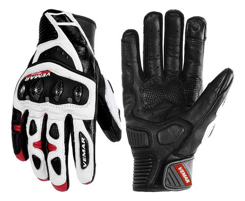 Guantes De Cuero Genuino De Fibra De Carbono Para Hombre Par