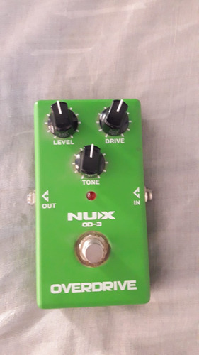 Pedal De Efecto Nux Overdrive Od-3  Verde