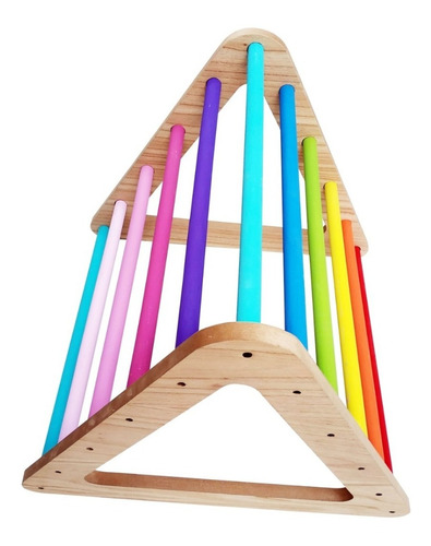 Trepador Triangulo  Montessori Didácticos  Madera Waldorf