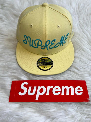 Gorra Supreme X New Era Original , Color Amarillo