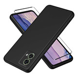 Funda Para Motorola Edge 40 Neo Delgada De Silicona + 2 Mica