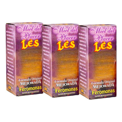 Perfume Original Extracto Miel Del Placer Lesbiana - 3 Pzas