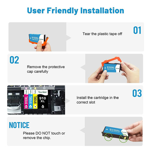 Reemplazo De Tinta Compatible Para Impresoras Hp 910 Xl 910x