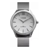 Reloj Feraud Hombre Con Cerámica Blanca Tejido F5514