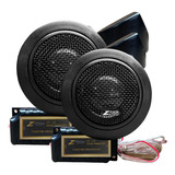 Par De Mini Tweeters Z-tech Audio Zt-25 25wrms Com Crossover