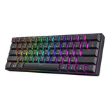 Hk Juegos Gk61 Se 60% | Teclado Mecánico Juegos | Led Rgb 61