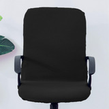 Protector De Asiento De Silla De Escritorio Suave Negro