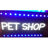 Cartel Led Pet Shop (nacional) 