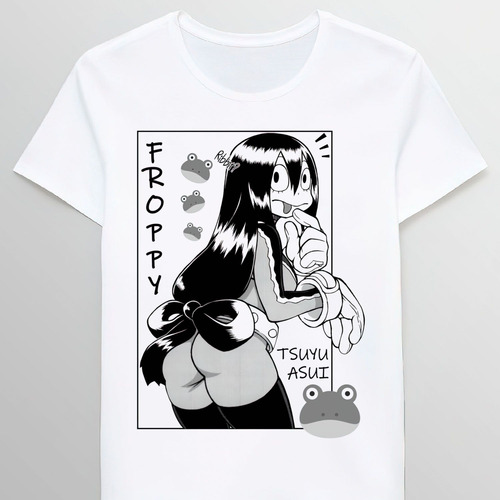 Remera My Hero Academia Tsuyu Asui Froppy Kawaii 35816504