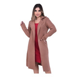 Sobretudo Feminino Longo Casaco De Frio Grosso Inverno Luxo